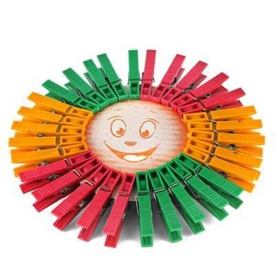 Cleste pentru rufe soare (30 buc)