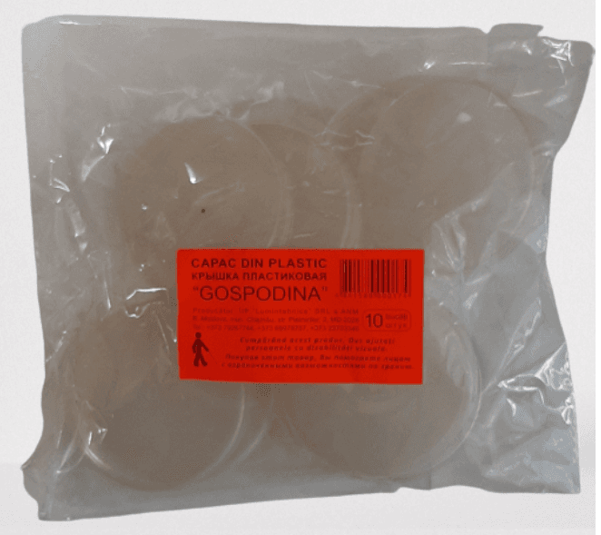Capac din plastic GOSPODINA (10buc)